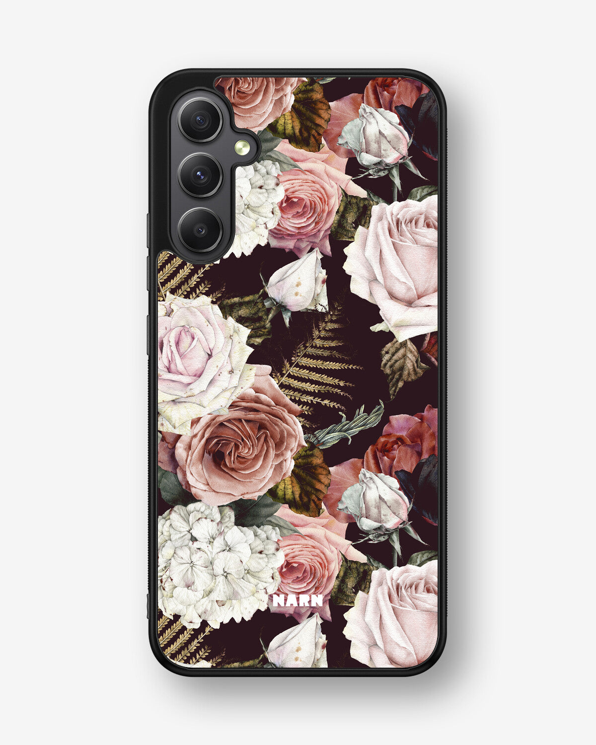 Samsung Galaxy A34 5G Hard Case – Midnight Roses - View 1