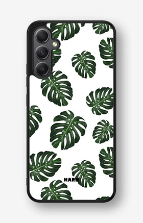 Samsung Galaxy A34 5G Hard Case – Monstera Pattern - View 1
