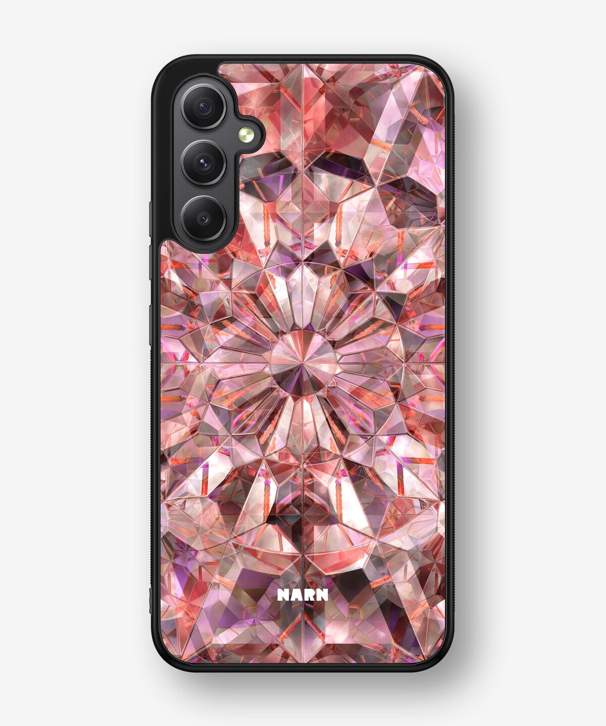 Samsung Galaxy A34 5G Hard Case – Pink Crystals - View 1