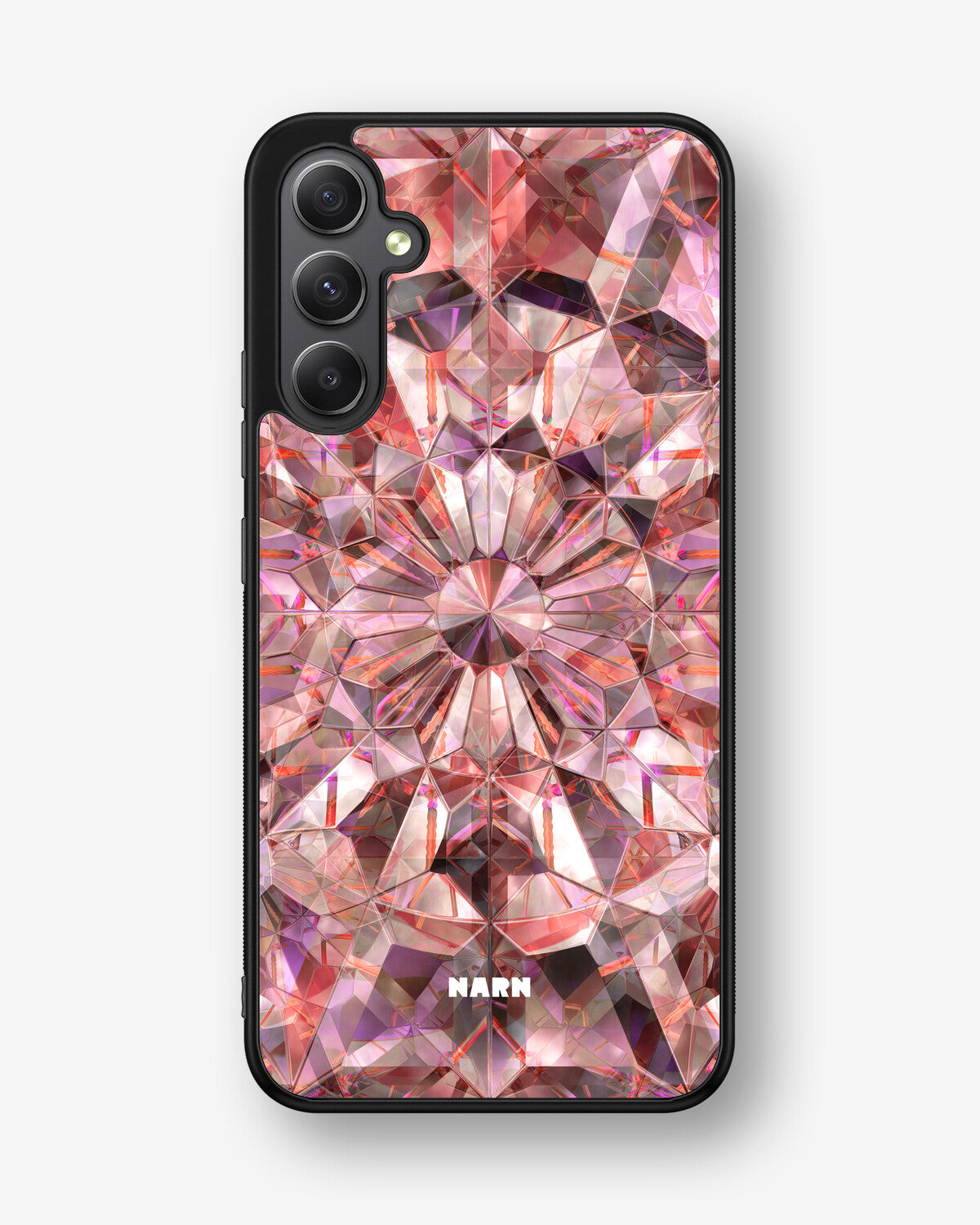 Samsung Galaxy A34 5G Hard Case – Pink Crystals - View 1