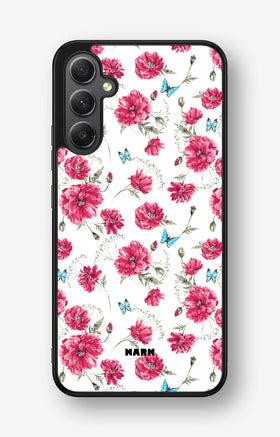 Samsung Galaxy A34 5G Hard Case – Poppies in Bloom - View 1