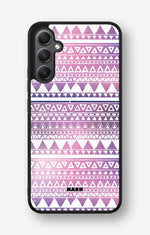 Samsung Galaxy A34 5G Hard Case – Purple Aztec - View 1