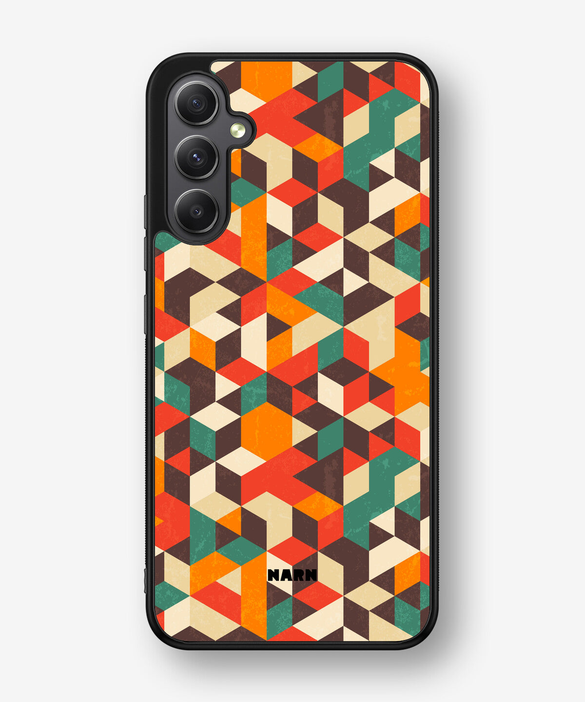 Samsung Galaxy A34 5G Hard Case – Retro Geometric - View 1