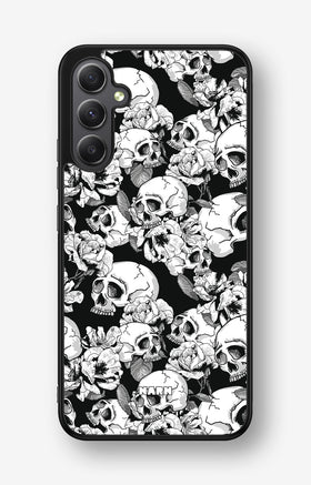 Samsung Galaxy A34 5G Hard Case – Skull Garden - View 1