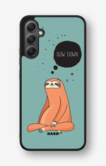Samsung Galaxy A34 5G Hard Case – Slow Down Sloth - View 1