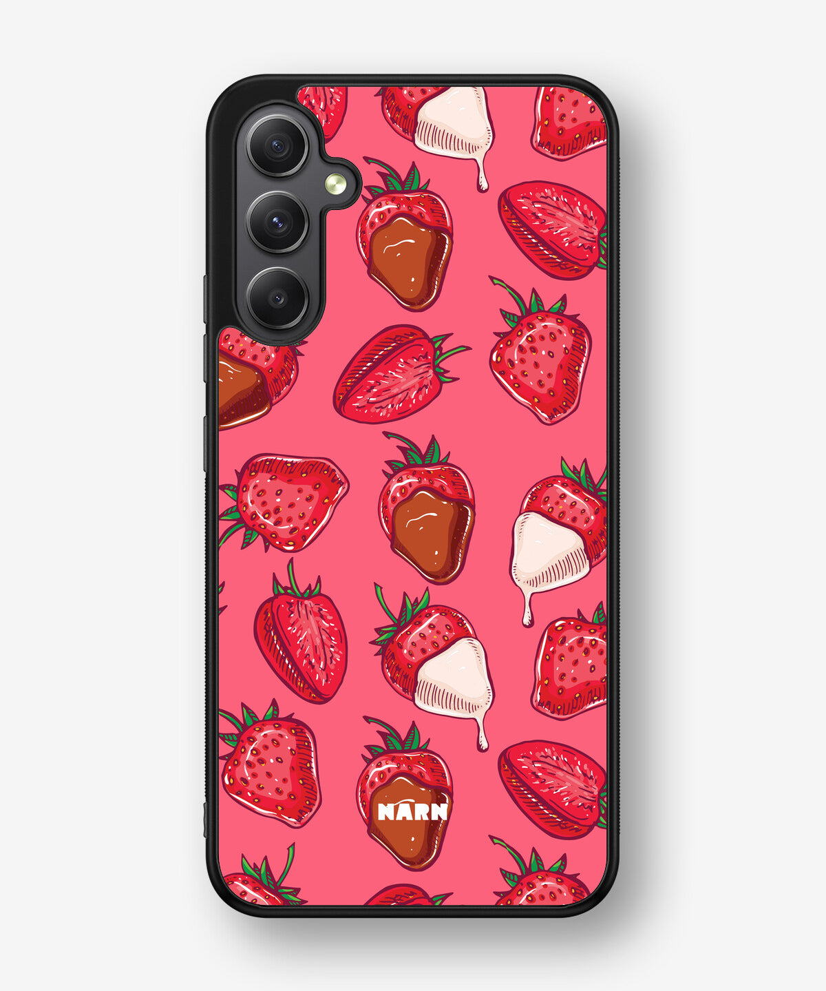Samsung Galaxy A34 5G Hard Case – Strawberry Chocolate - View 1