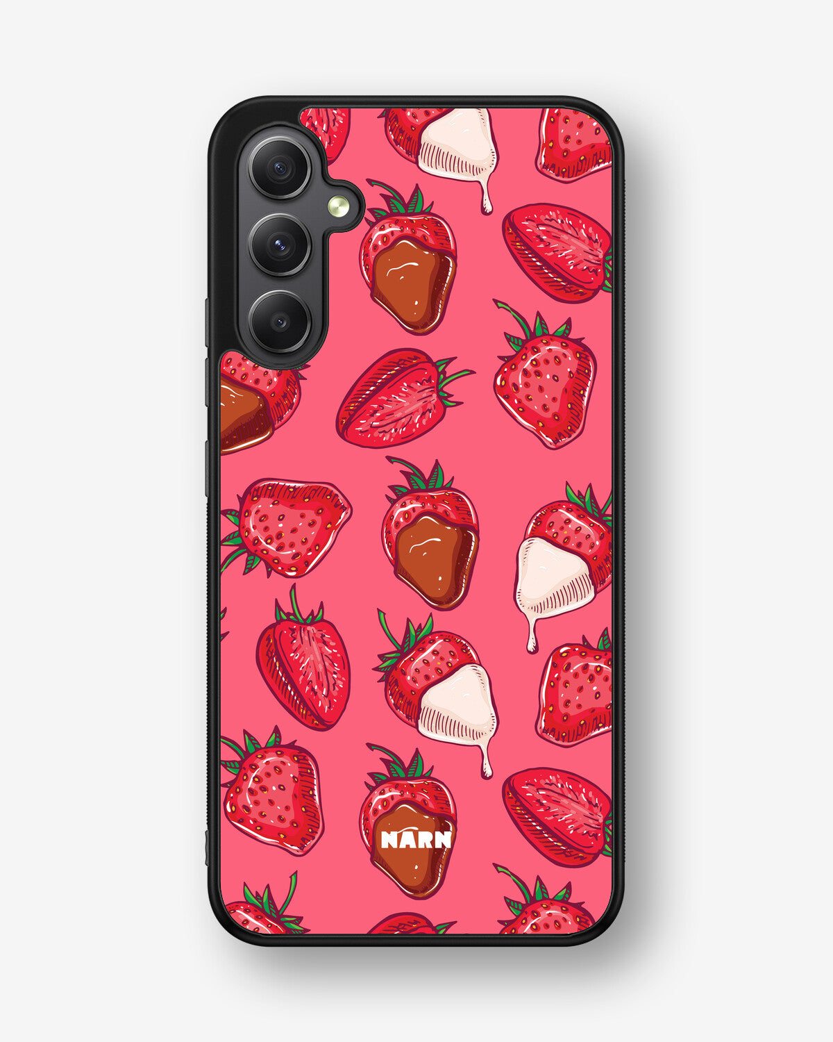 Samsung Galaxy A34 5G Hard Case – Strawberry Chocolate - View 1