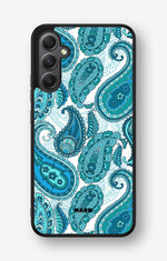 Samsung Galaxy A34 5G Hard Case – Turquoise Paisley - View 1