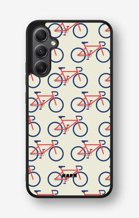 Samsung Galaxy A34 5G Hard Case – Vintage Bicycle - View 1