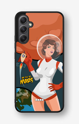 Samsung Galaxy A34 5G Hard Case – We Fly To Mars - View 1