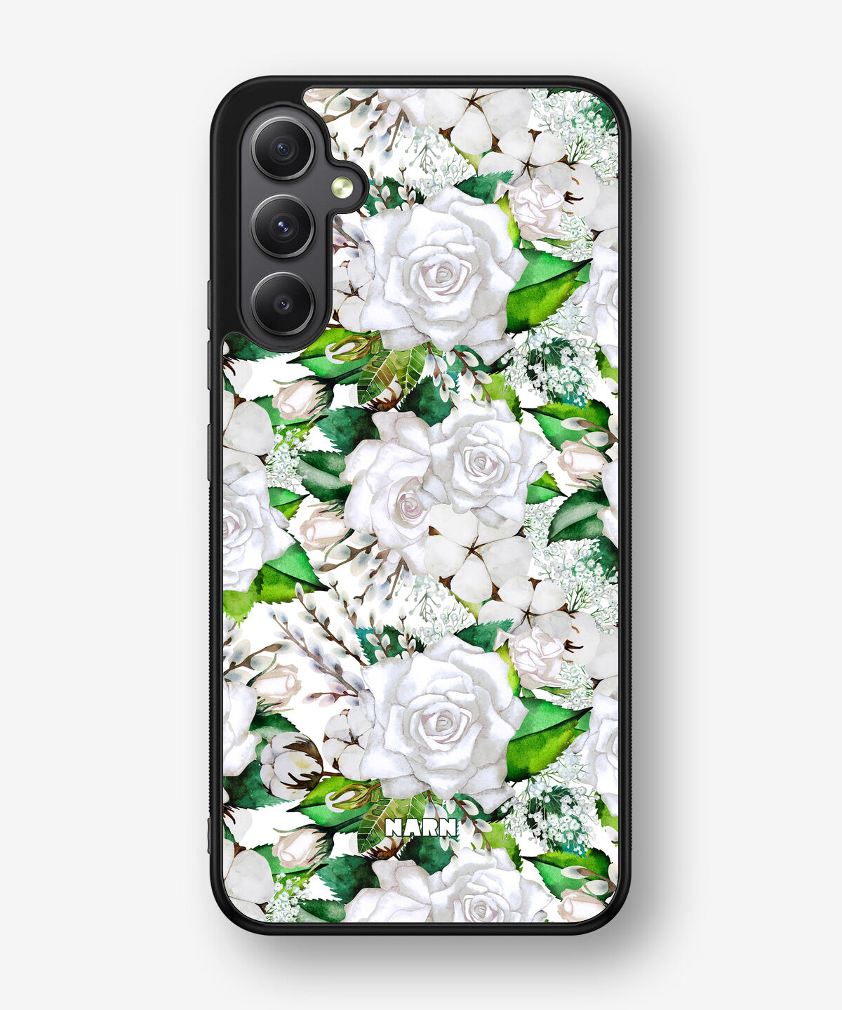 Samsung Galaxy A34 5G Hard Case – White Bloom - View 1