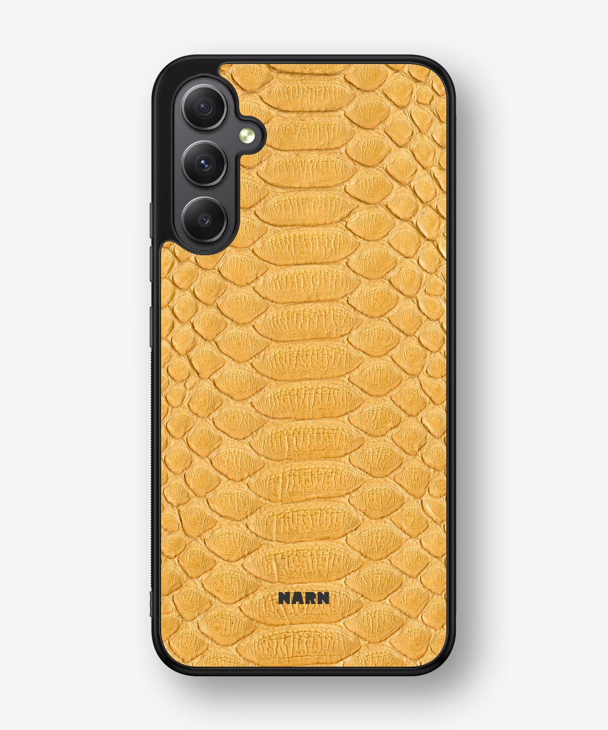 Samsung Galaxy A34 5G Hard Case – Yellow Snake - View 1