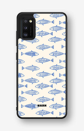 Samsung Galaxy A41 (2020) Hard Case – Blue Catch - View 1