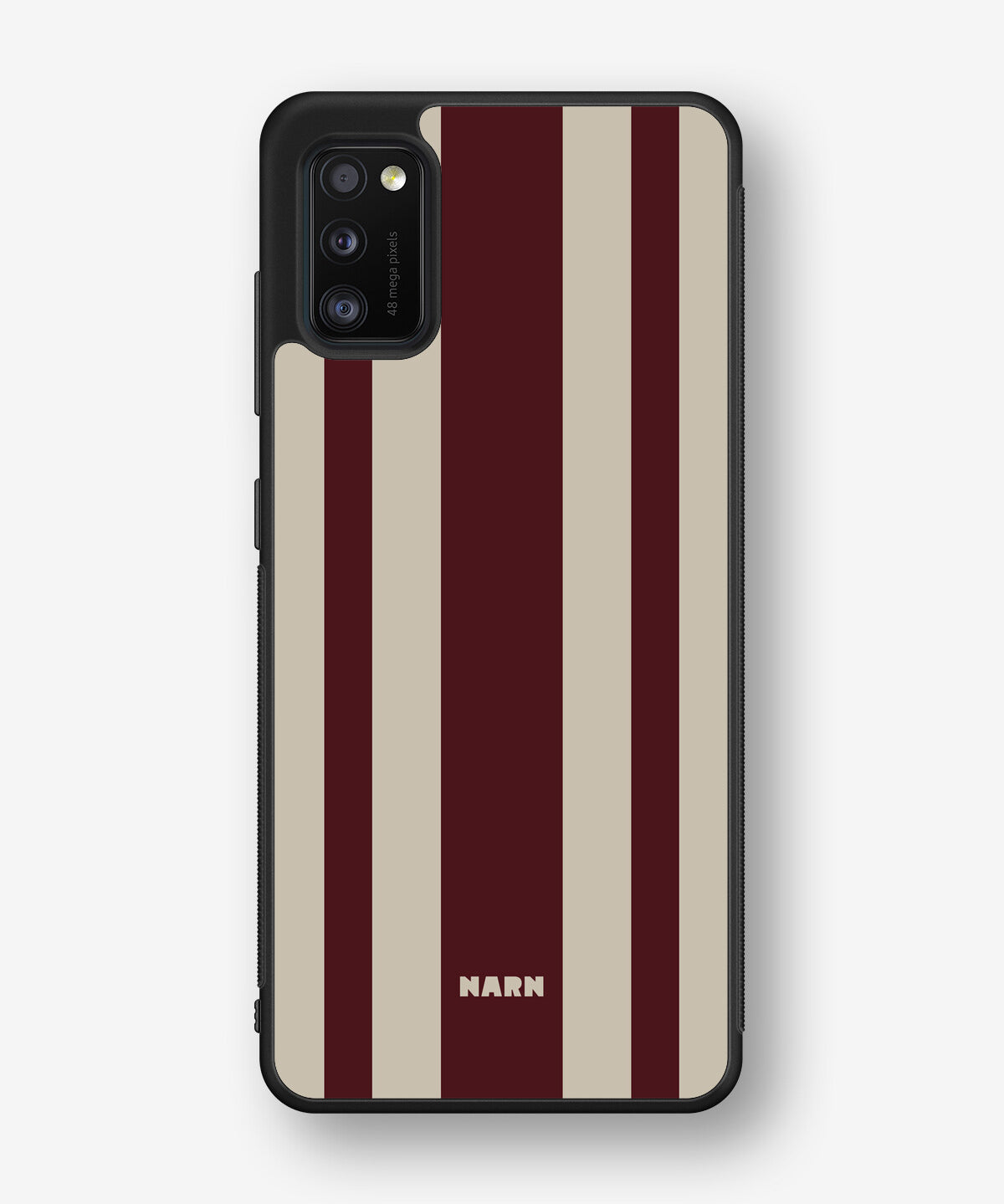 Samsung Galaxy A41 (2020) Hard Case – Bordeaux Stripe - View 1