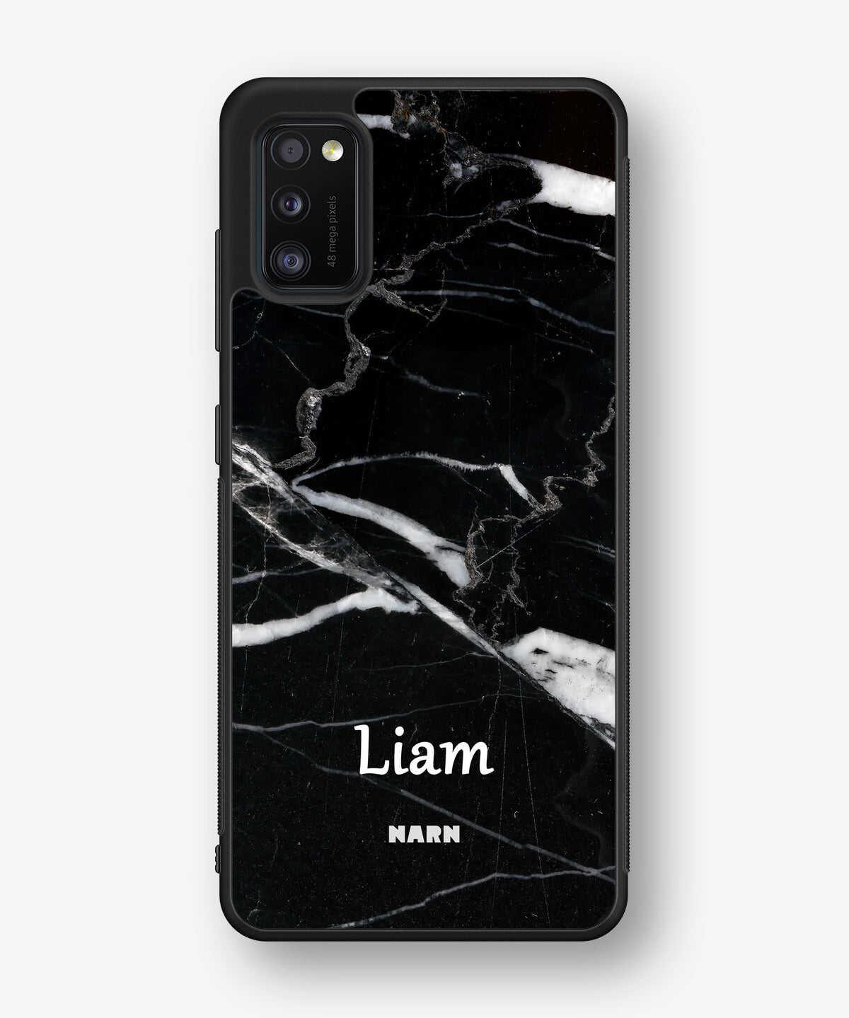 Samsung Galaxy A41 (2020) Hard Case – Custom - Black Marble - View 1