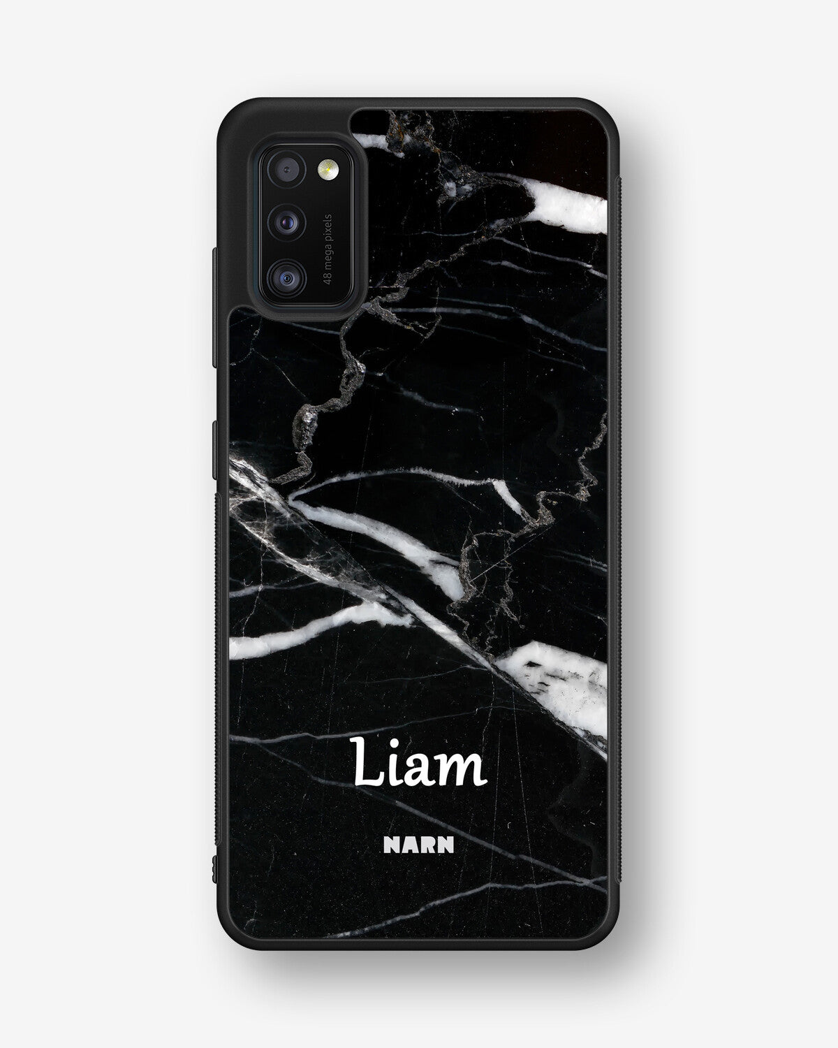 Samsung Galaxy A41 (2020) Hard Case – Custom - Black Marble - View 1