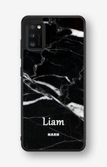 Samsung Galaxy A41 (2020) Hard Case – Custom - Black Marble - View 1