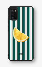 Samsung Galaxy A41 (2020) Hard Case – Lemon Stripes - View 1