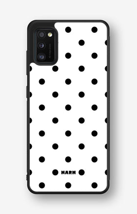 Samsung Galaxy A41 (2020) Hard Case – Mono Dots - View 1
