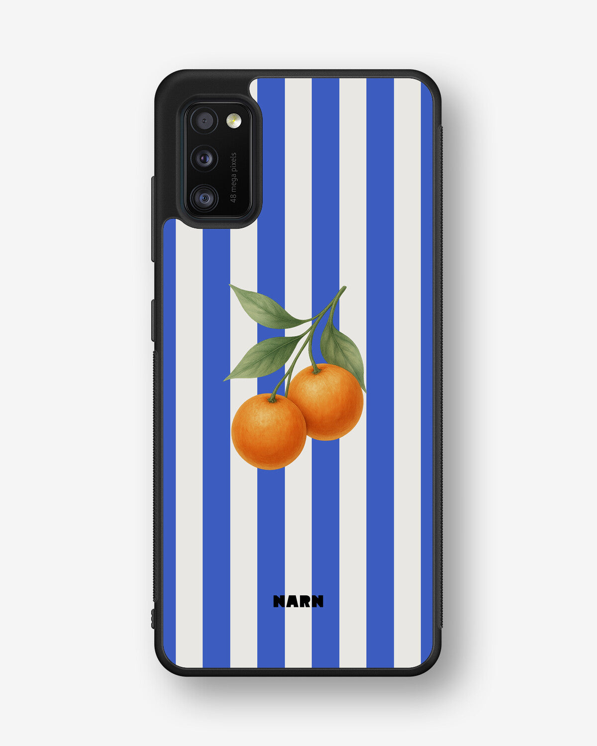 Samsung Galaxy A41 (2020) Hard Case – Orange Stripes - View 1