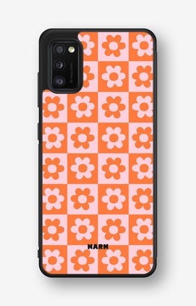 Samsung Galaxy A41 (2020) Hard Case – Peach Petals - View 1
