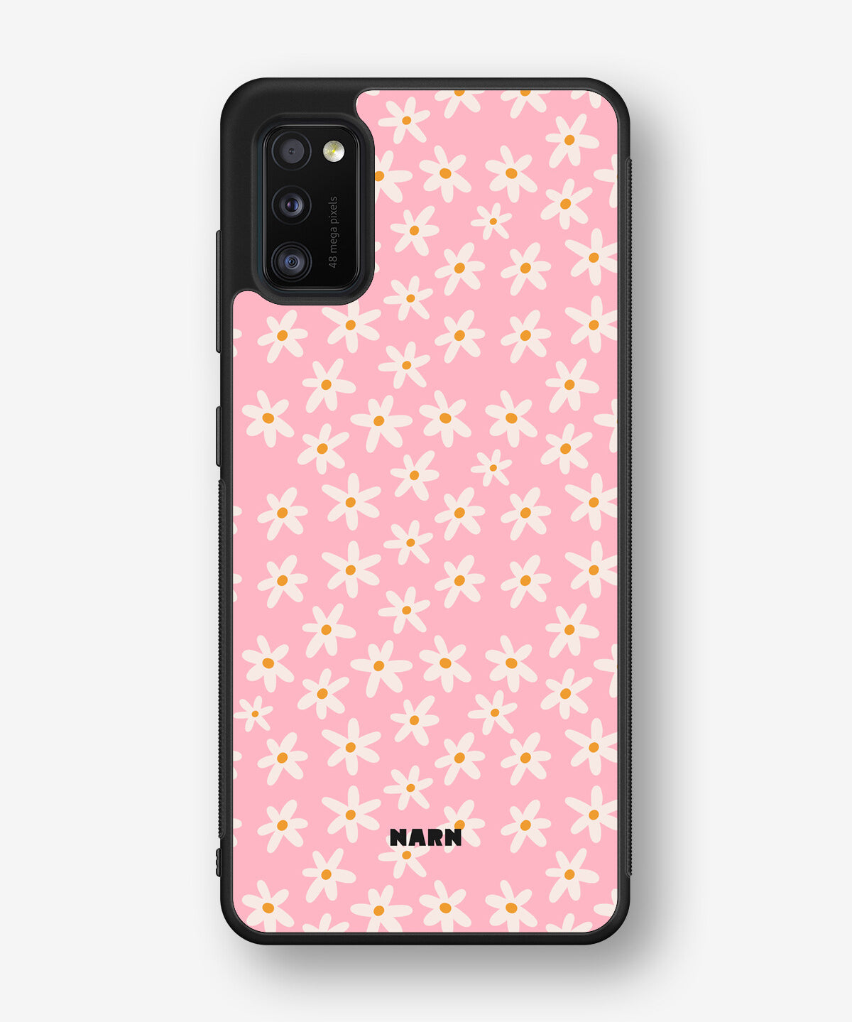 Samsung Galaxy A41 (2020) Hard Case – Pink Daisy - View 1