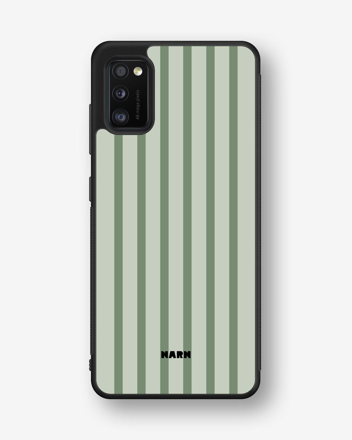 Samsung Galaxy A41 (2020) Hard Case – Sage Stripes - View 1