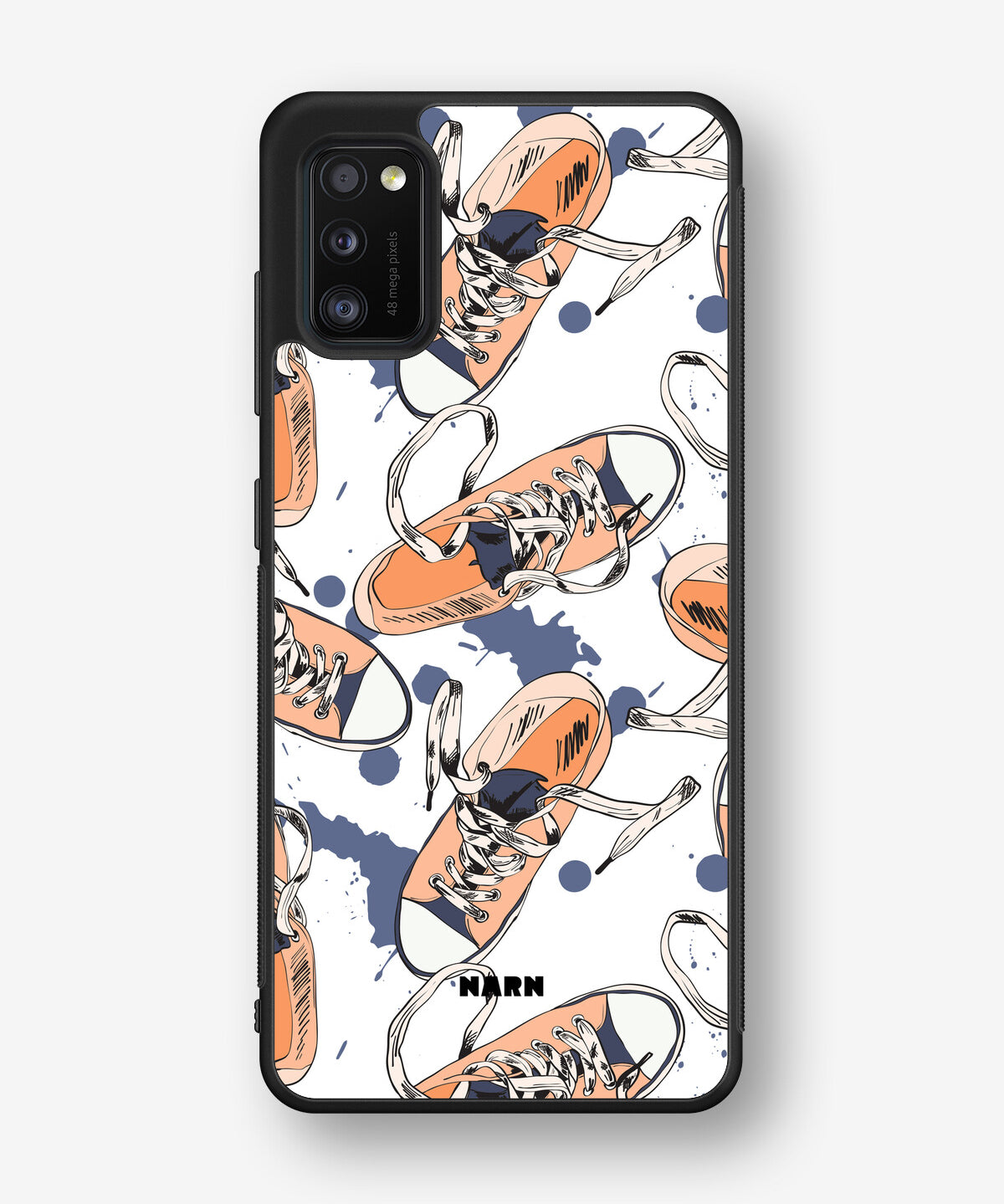 Samsung Galaxy A41 (2020) Hard Case – Apricot Sneakers - View 1