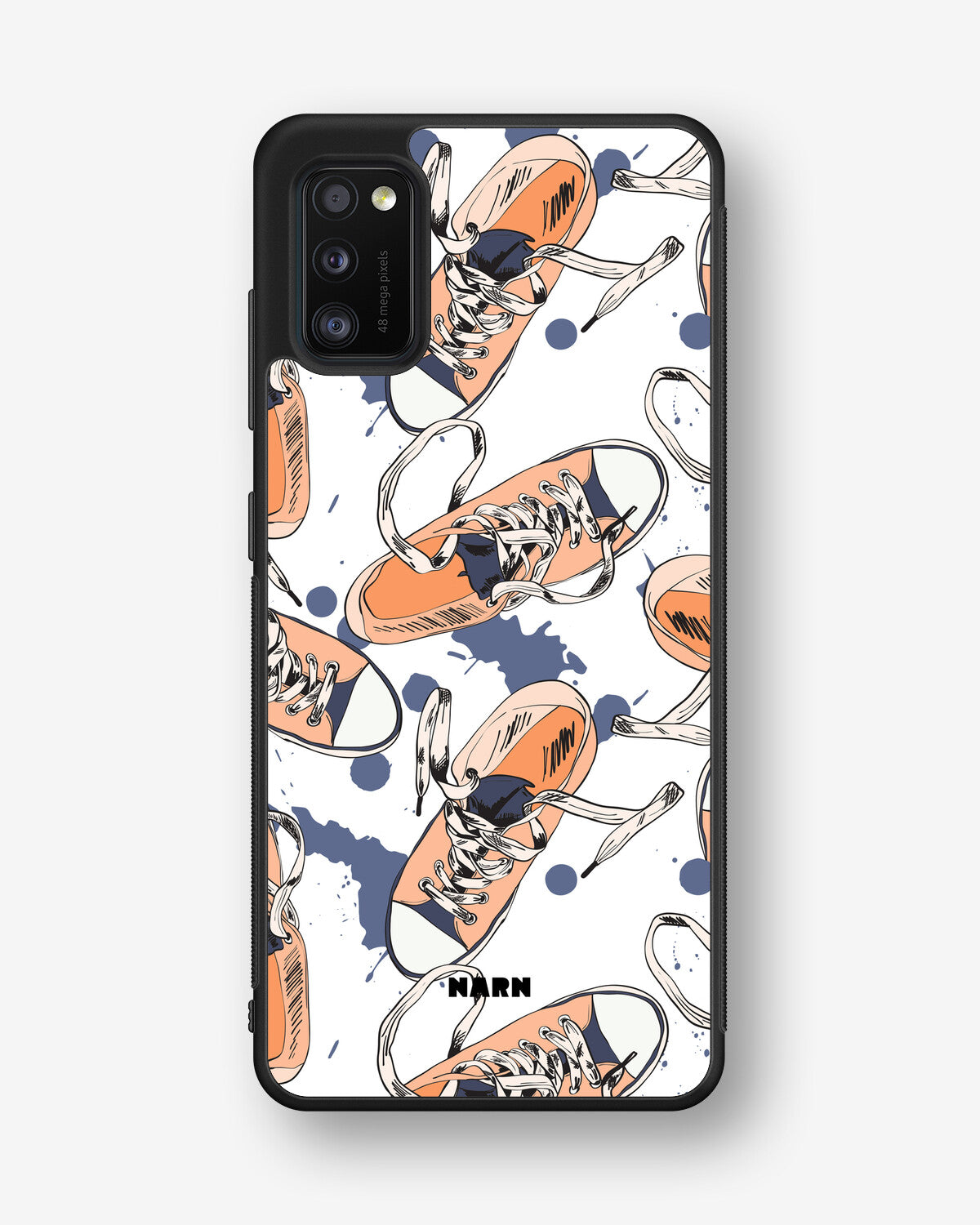 Samsung Galaxy A41 (2020) Hard Case – Apricot Sneakers - View 1