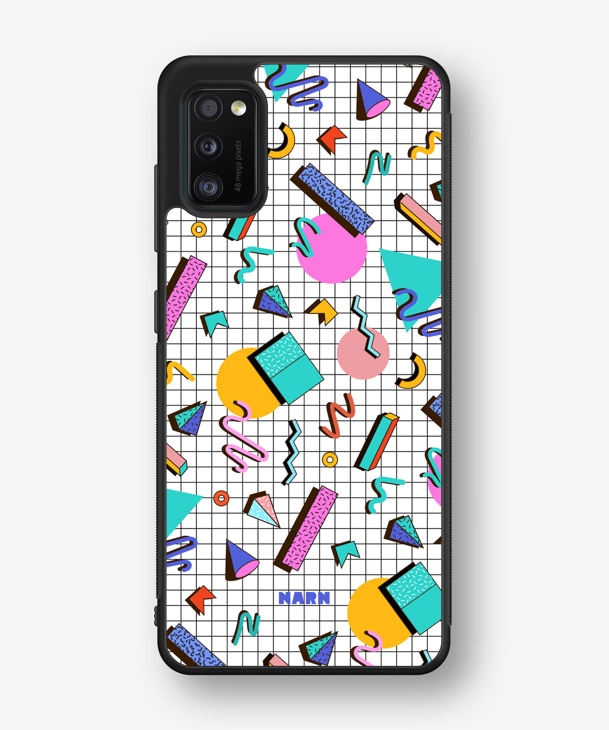 Samsung Galaxy A41 (2020) Hard Case – 80s Memphis - View 1