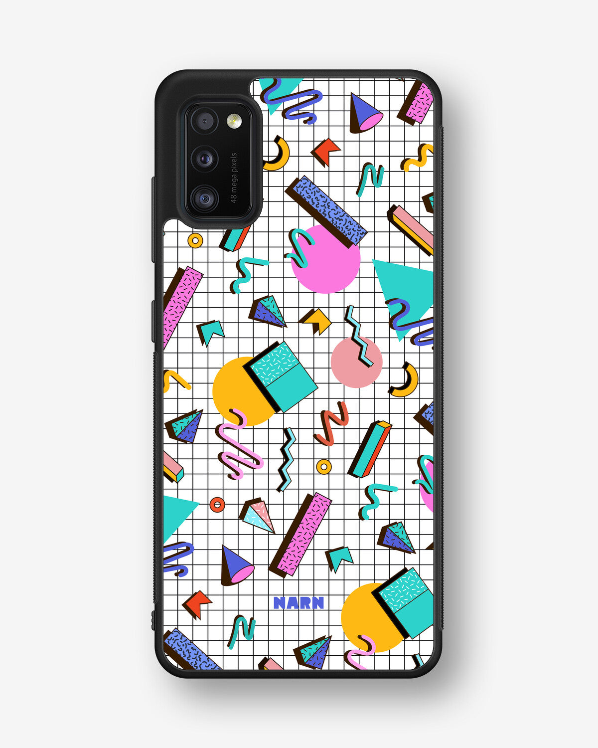Samsung Galaxy A41 (2020) Hard Case – 80s Memphis - View 1