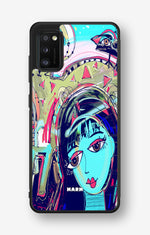 Samsung Galaxy A41 (2020) Hard Case – Abstract Cat - View 1