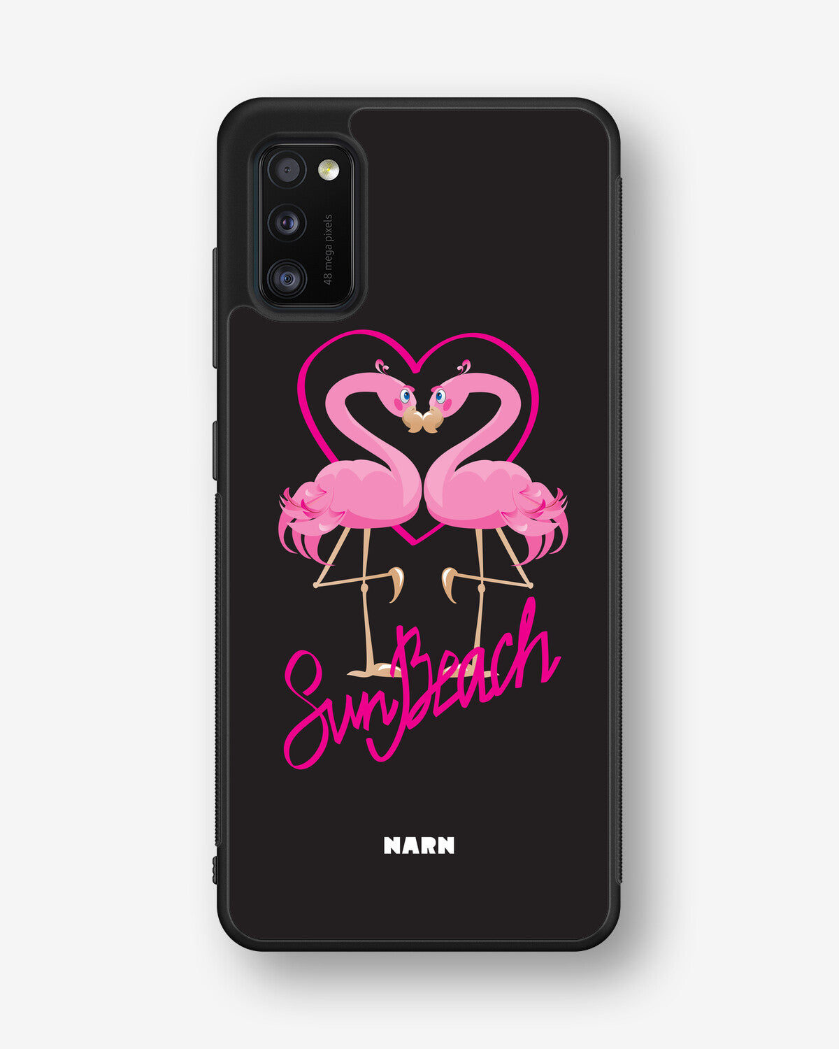 Samsung Galaxy A41 (2020) Hard Case – Beach Flamingo - View 1