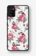 Samsung Galaxy A41 (2020) Hard Case – Birds Among Roses - View 1