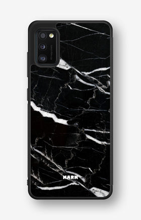 Samsung Galaxy A41 (2020) Hard Case – Black Marble - View 1