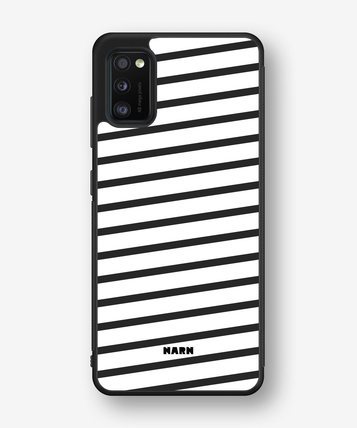 Samsung Galaxy A41 (2020) Hard Case – Black Stripes - View 1