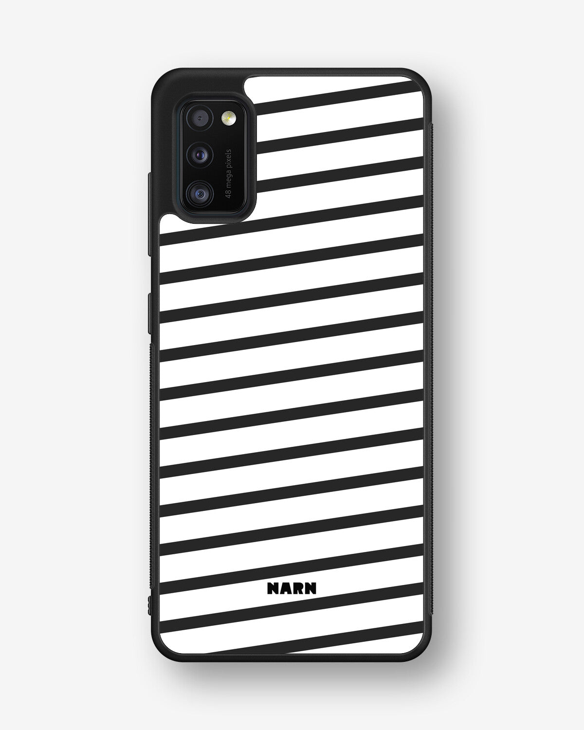 Samsung Galaxy A41 (2020) Hard Case – Black Stripes - View 1