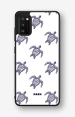 Samsung Galaxy A41 (2020) Hard Case – Blue Turtles - View 1