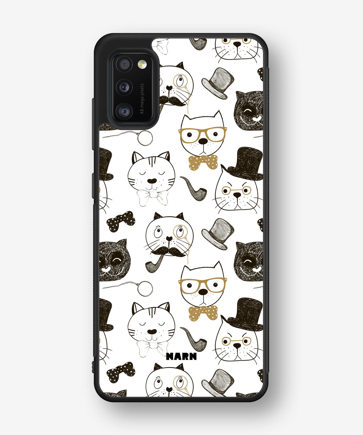 Samsung Galaxy A41 (2020) Hard Case – Cartoon Cats - View 1