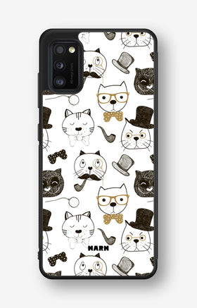 Samsung Galaxy A41 (2020) Hard Case – Cartoon Cats - View 1