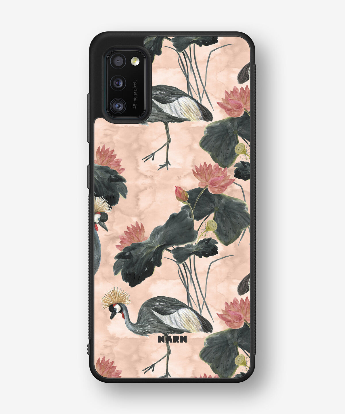Samsung Galaxy A41 (2020) Hard Case – Crowned Bird - View 1