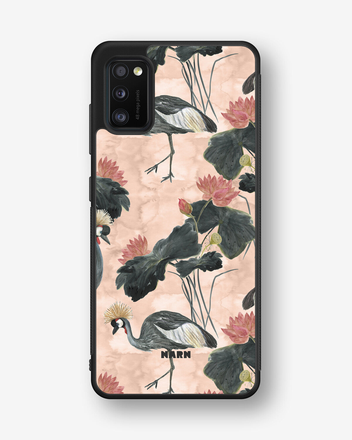 Samsung Galaxy A41 (2020) Hard Case – Crowned Bird - View 1
