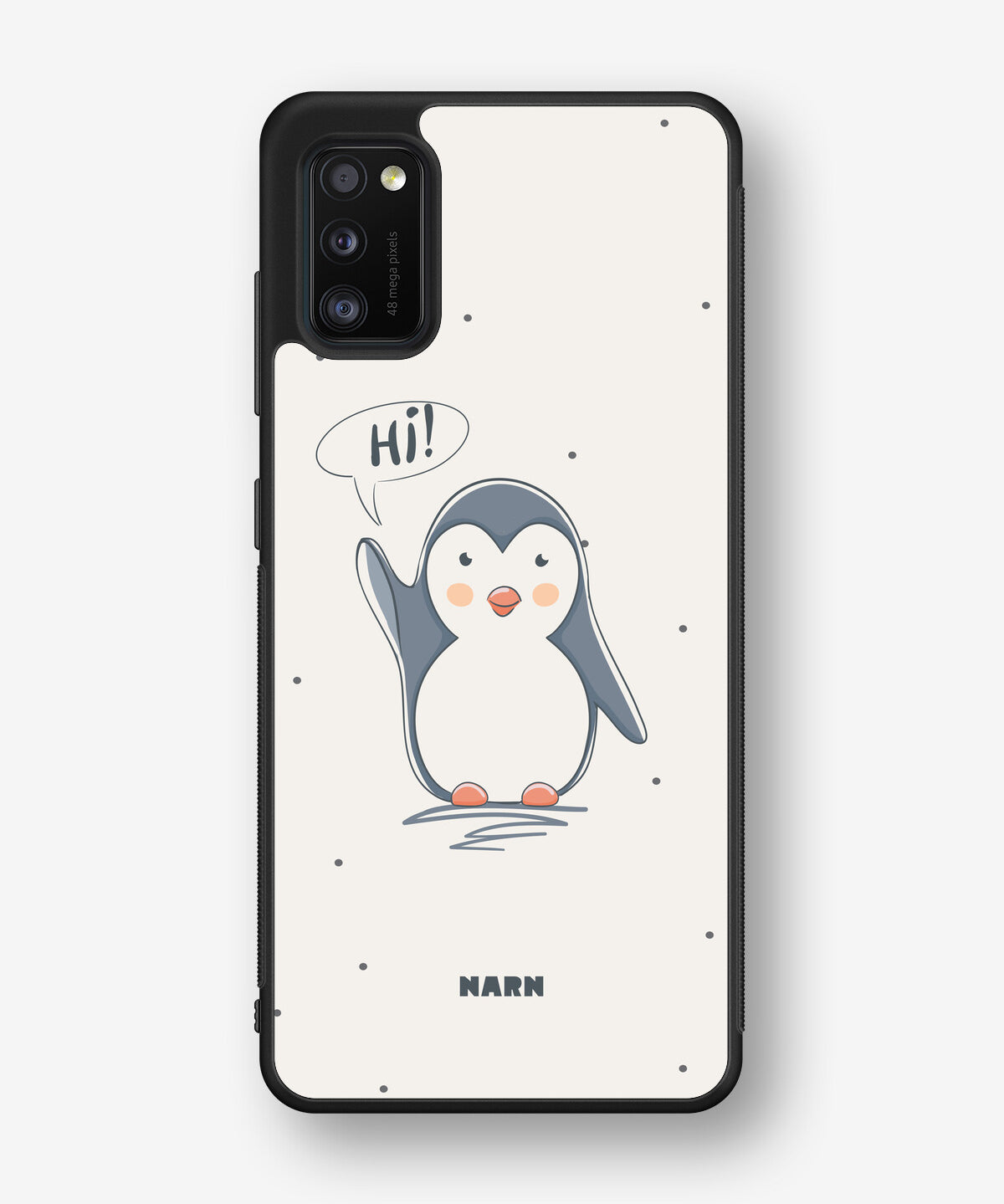 Samsung Galaxy A41 (2020) Hard Case – Cute Penguin - View 1