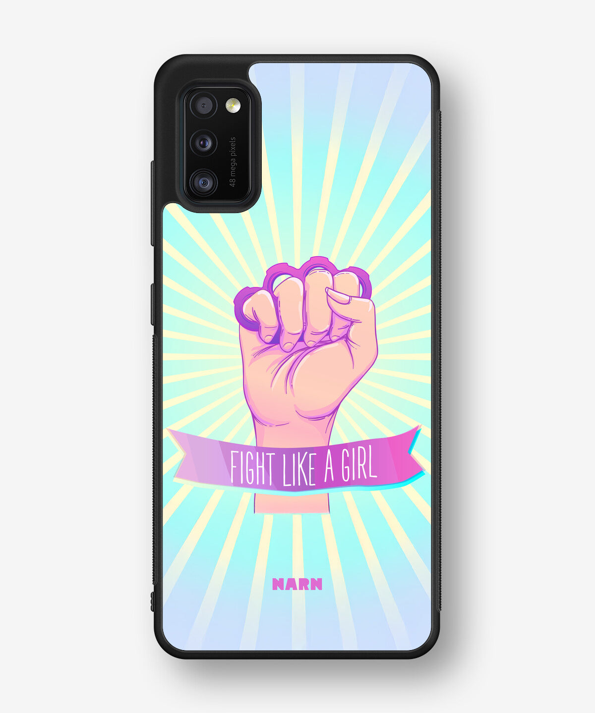Samsung Galaxy A41 (2020) Hard Case – Fight Like A Girl - View 1