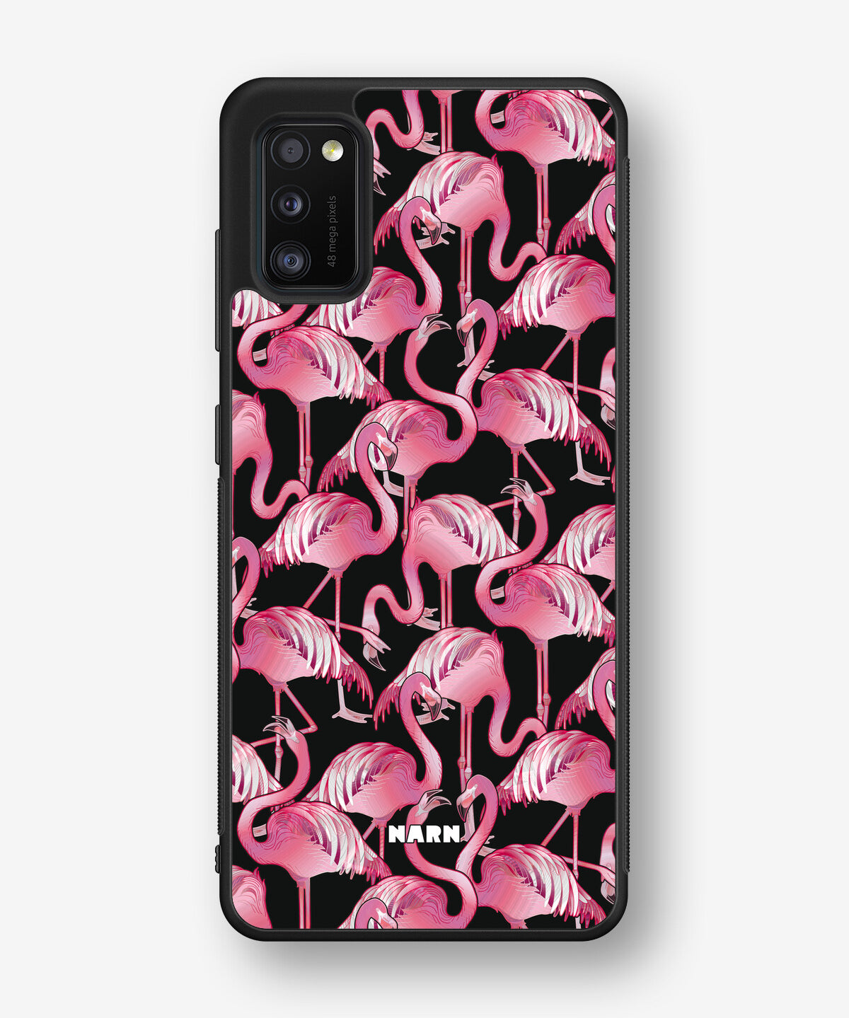 Samsung Galaxy A41 (2020) Hard Case – Flamingos - View 1