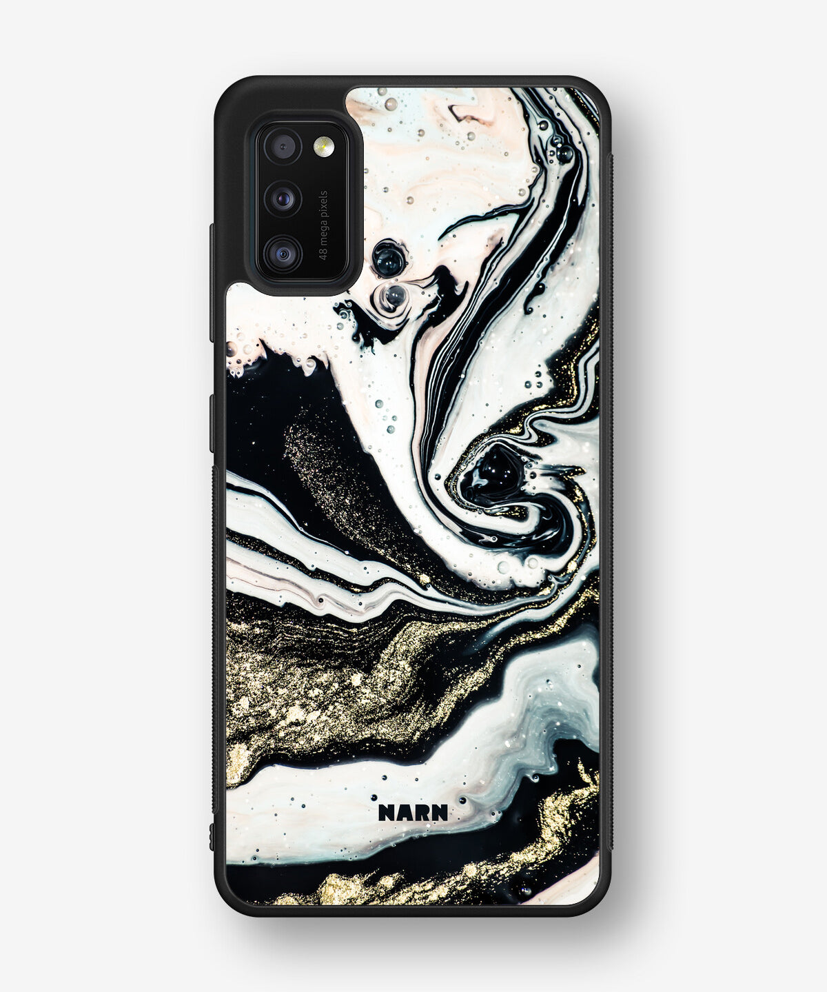 Samsung Galaxy A41 (2020) Hard Case – Golden Swirl - View 1