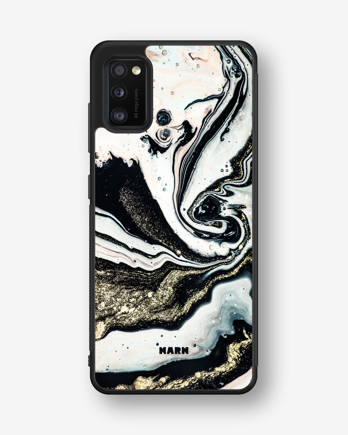 Samsung Galaxy A41 (2020) Hard Case – Golden Swirl - View 1