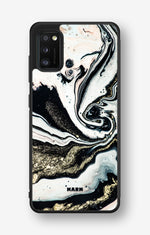 Samsung Galaxy A41 (2020) Hard Case – Golden Swirl - View 1