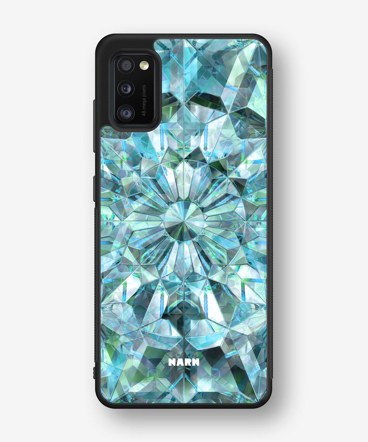 Samsung Galaxy A41 (2020) Hard Case – Green Crystals - View 1