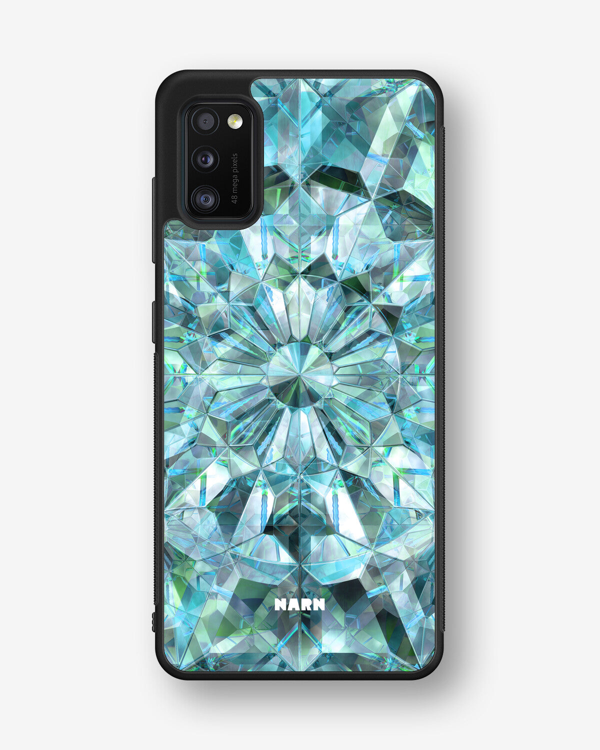 Samsung Galaxy A41 (2020) Hard Case – Green Crystals - View 1
